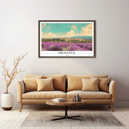 Provence Lavender Fields Travel Poster PosterGoat