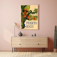 Puerto Rico Agricultural Heritage Vintage Cultural or Heritage Poster PosterGoat