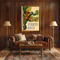 Puerto Rico Agricultural Heritage Vintage Cultural or Heritage Poster PosterGoat
