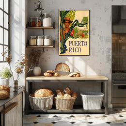 Puerto Rico Agricultural Heritage Vintage Cultural or Heritage Poster PosterGoat