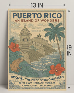 Puerto Rico An Island Of Wonders Poster PosterGoat