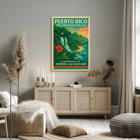 Puerto Rico Enchanted Island Print Wall Art PosterGoat