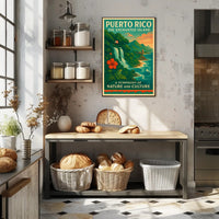 Puerto Rico Enchanted Island Print Wall Art PosterGoat