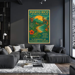 Puerto Rico Enchanted Island Wall Art Print PosterGoat