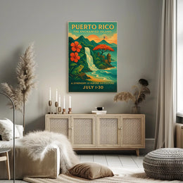 Puerto Rico Enchanted Island Wall Art Print PosterGoat