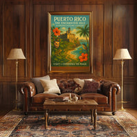 Puerto Rico Enchanted Isle Wall Art Print PosterGoat