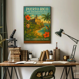 Puerto Rico Enchanted Isle Wall Art Print PosterGoat