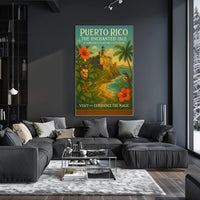 Puerto Rico Enchanted Isle Wall Art Print PosterGoat