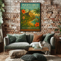 Puerto Rico Enchanted Isle Wall Art Print PosterGoat