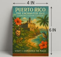Puerto Rico Enchanted Isle Wall Art Print PosterGoat