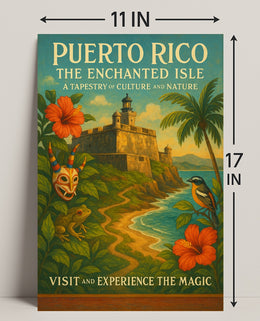 Puerto Rico Enchanted Isle Wall Art Print PosterGoat