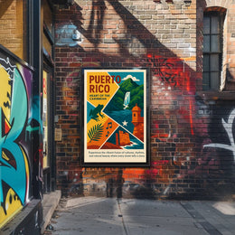 Puerto Rico Heart of the Caribbean Poster PosterGoat