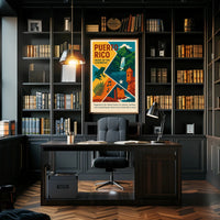 Puerto Rico Heart of the Caribbean Poster PosterGoat