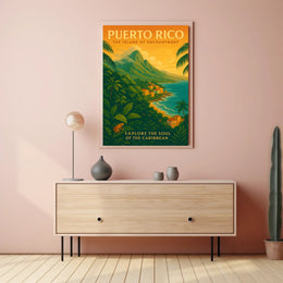 Puerto Rico Island of Enchantment Poster PosterGoat