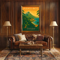 Puerto Rico Island of Enchantment Poster PosterGoat