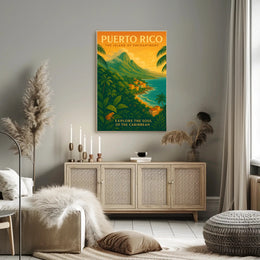 Puerto Rico Island of Enchantment Poster PosterGoat