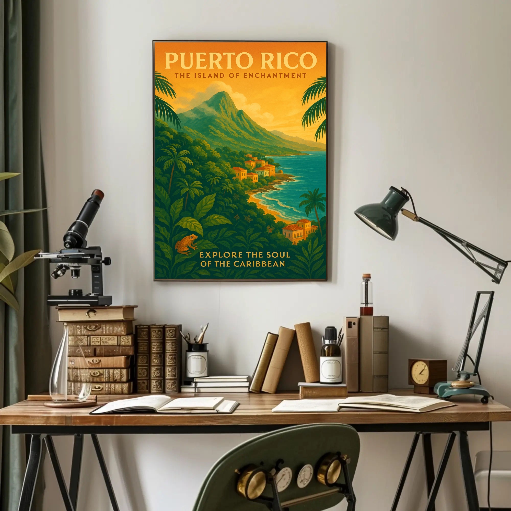 Puerto Rico Island of Enchantment Poster PosterGoat