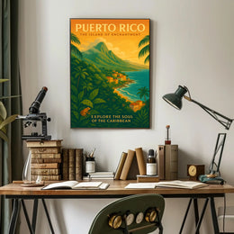 Puerto Rico Island of Enchantment Poster PosterGoat