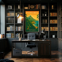 Puerto Rico Island of Enchantment Poster PosterGoat