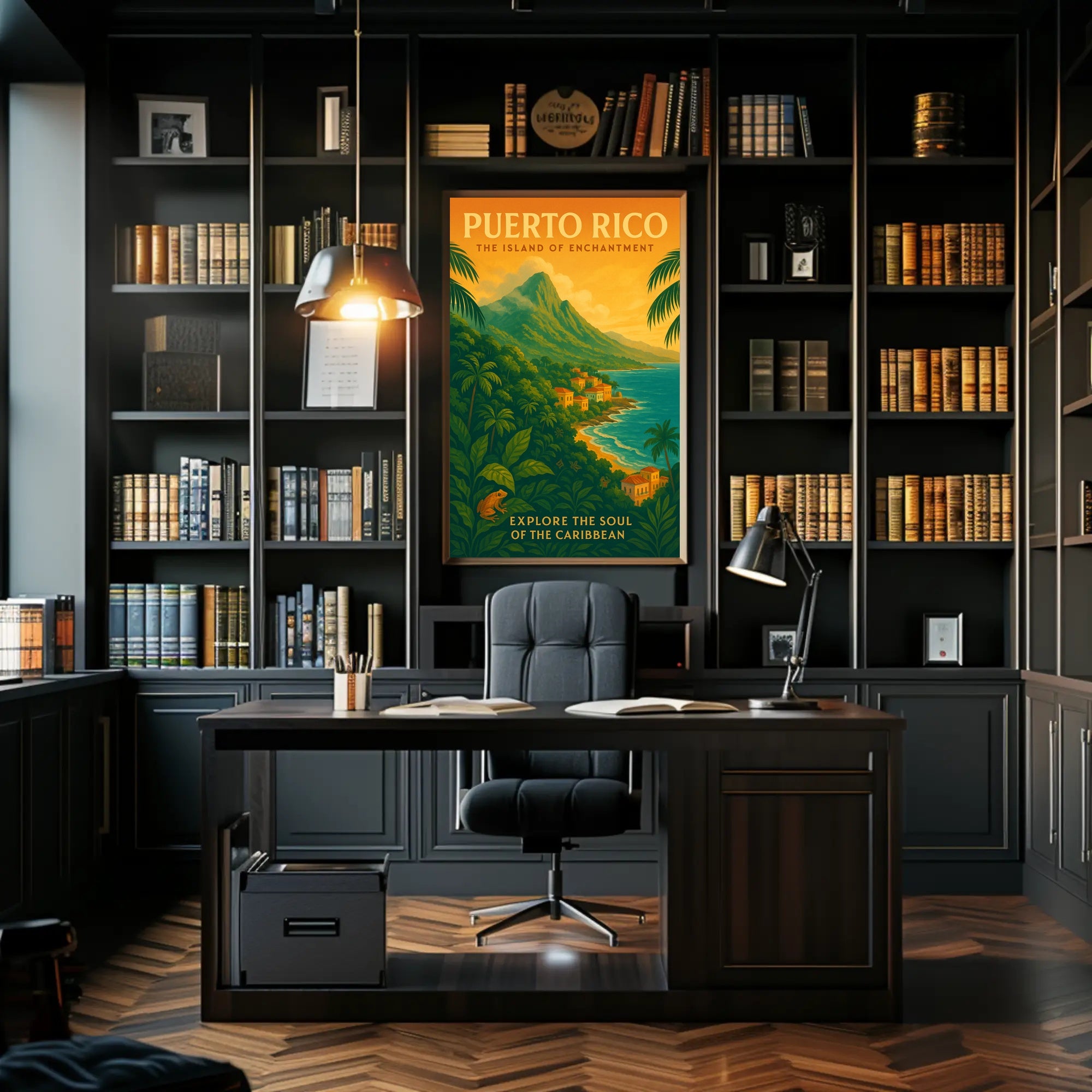 Puerto Rico Island of Enchantment Poster PosterGoat