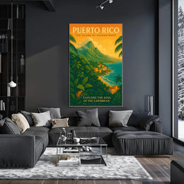 Puerto Rico Island of Enchantment Poster PosterGoat