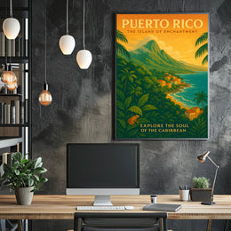 Puerto Rico Island of Enchantment Poster PosterGoat