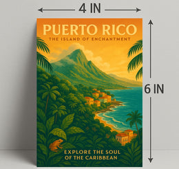 Puerto Rico Island of Enchantment Poster PosterGoat