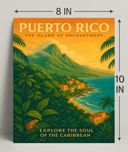 Puerto Rico Island of Enchantment Poster PosterGoat