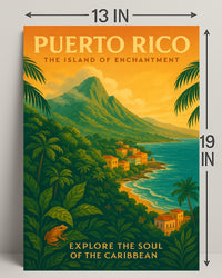 Puerto Rico Island of Enchantment Poster PosterGoat