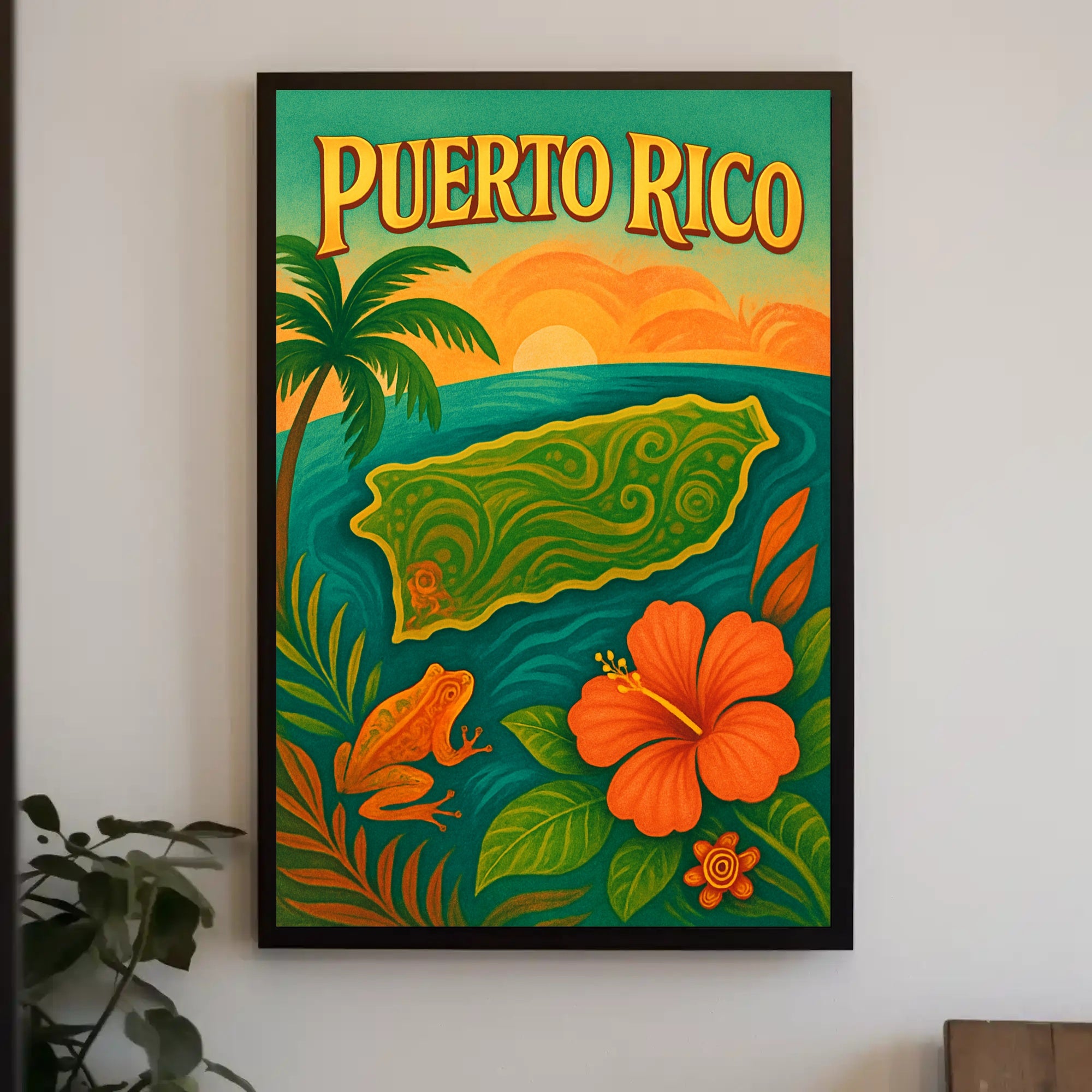 Puerto Rico Paradise Poster PosterGoat