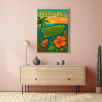 Puerto Rico Paradise Poster PosterGoat