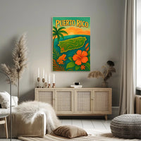 Puerto Rico Paradise Poster PosterGoat