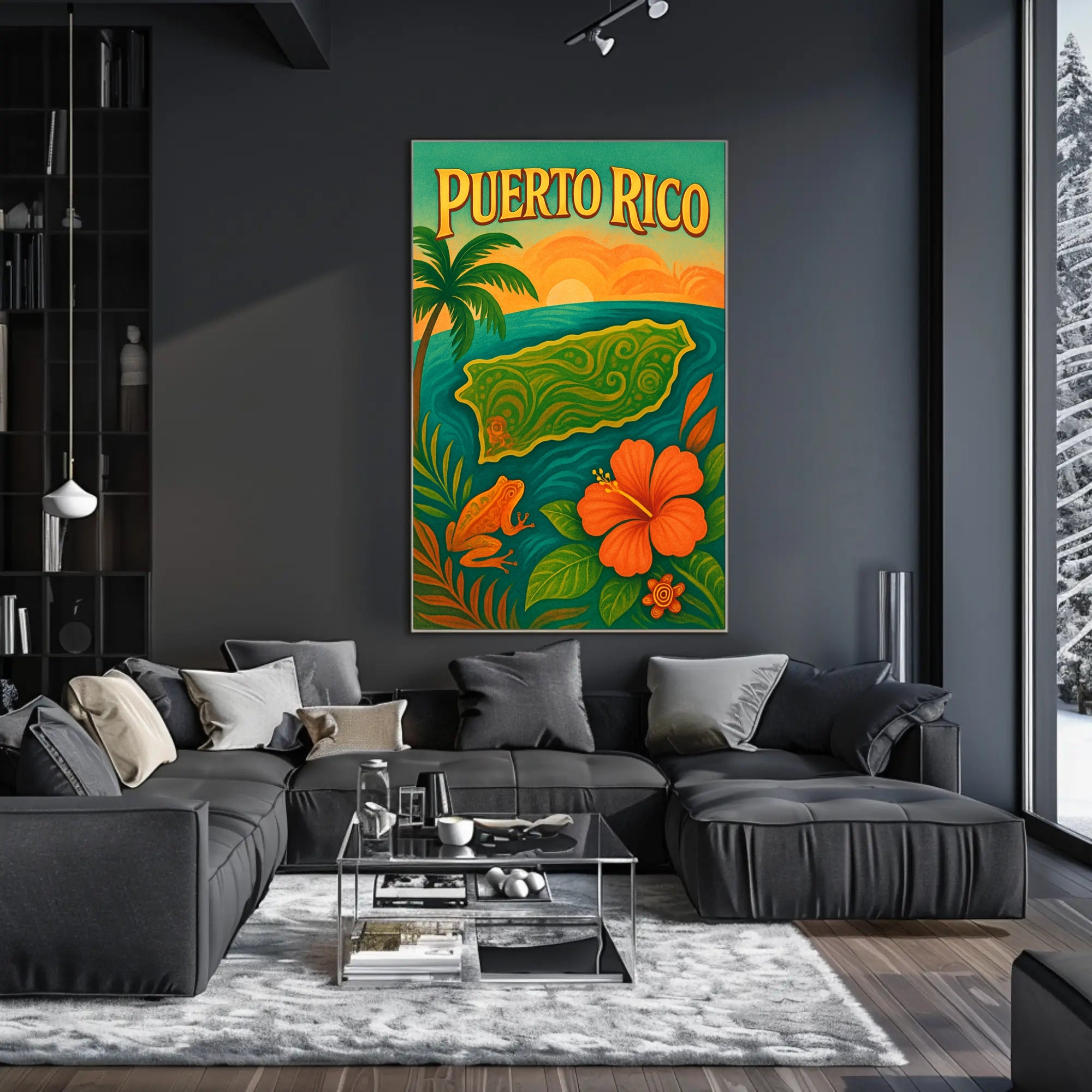 Puerto Rico Paradise Poster PosterGoat