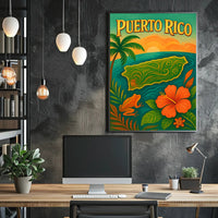 Puerto Rico Paradise Poster PosterGoat