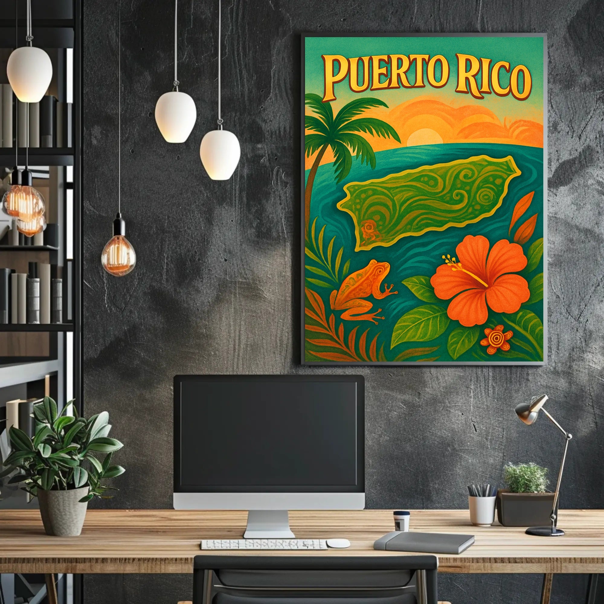 Puerto Rico Paradise Poster PosterGoat