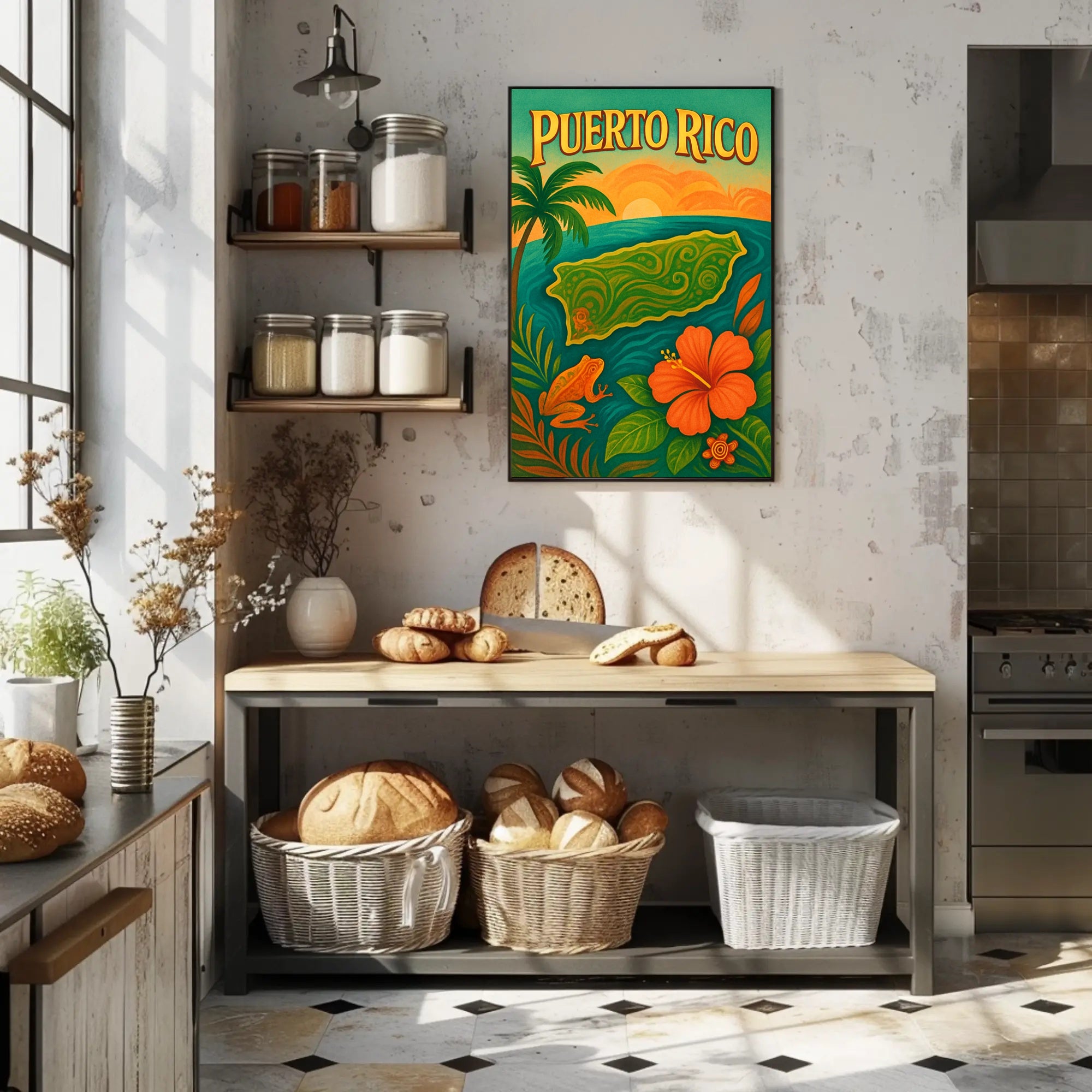 Puerto Rico Paradise Poster PosterGoat