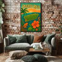Puerto Rico Paradise Poster PosterGoat