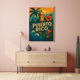 Puerto Rico Paradise Poster PosterGoat