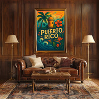 Puerto Rico Paradise Poster PosterGoat