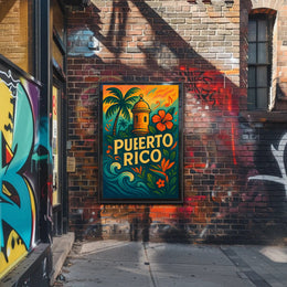 Puerto Rico Paradise Poster PosterGoat