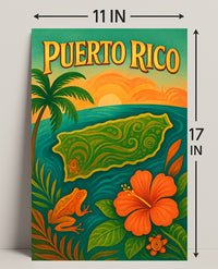 Puerto Rico Paradise Poster PosterGoat
