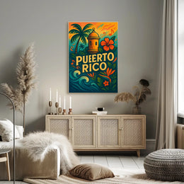 Puerto Rico Paradise Poster PosterGoat