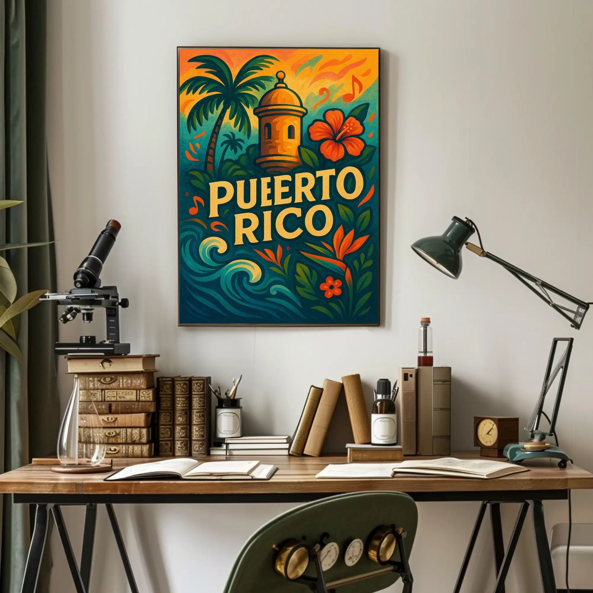 Puerto Rico Paradise Poster PosterGoat