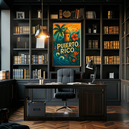 Puerto Rico Paradise Poster PosterGoat