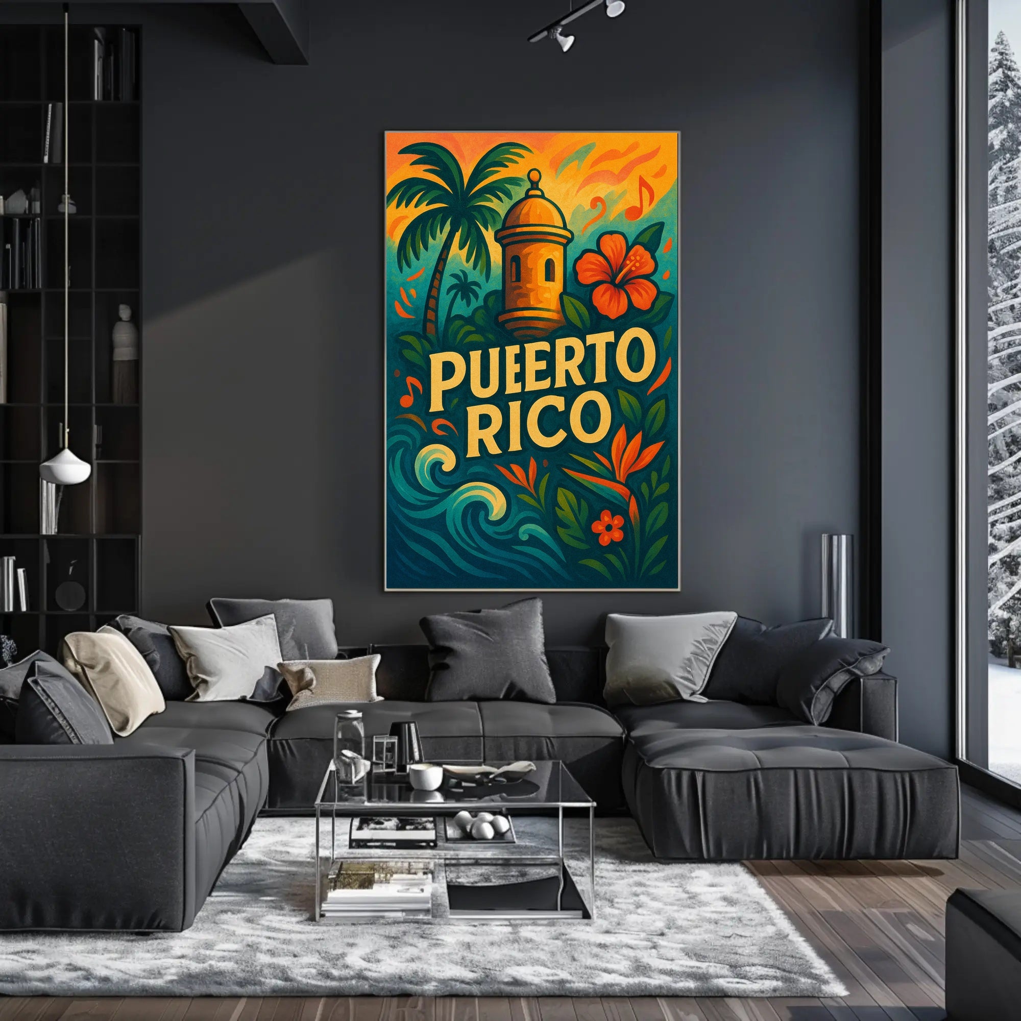 Puerto Rico Paradise Poster PosterGoat
