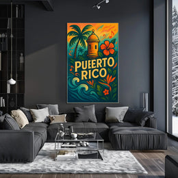 Puerto Rico Paradise Poster PosterGoat
