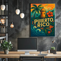 Puerto Rico Paradise Poster PosterGoat