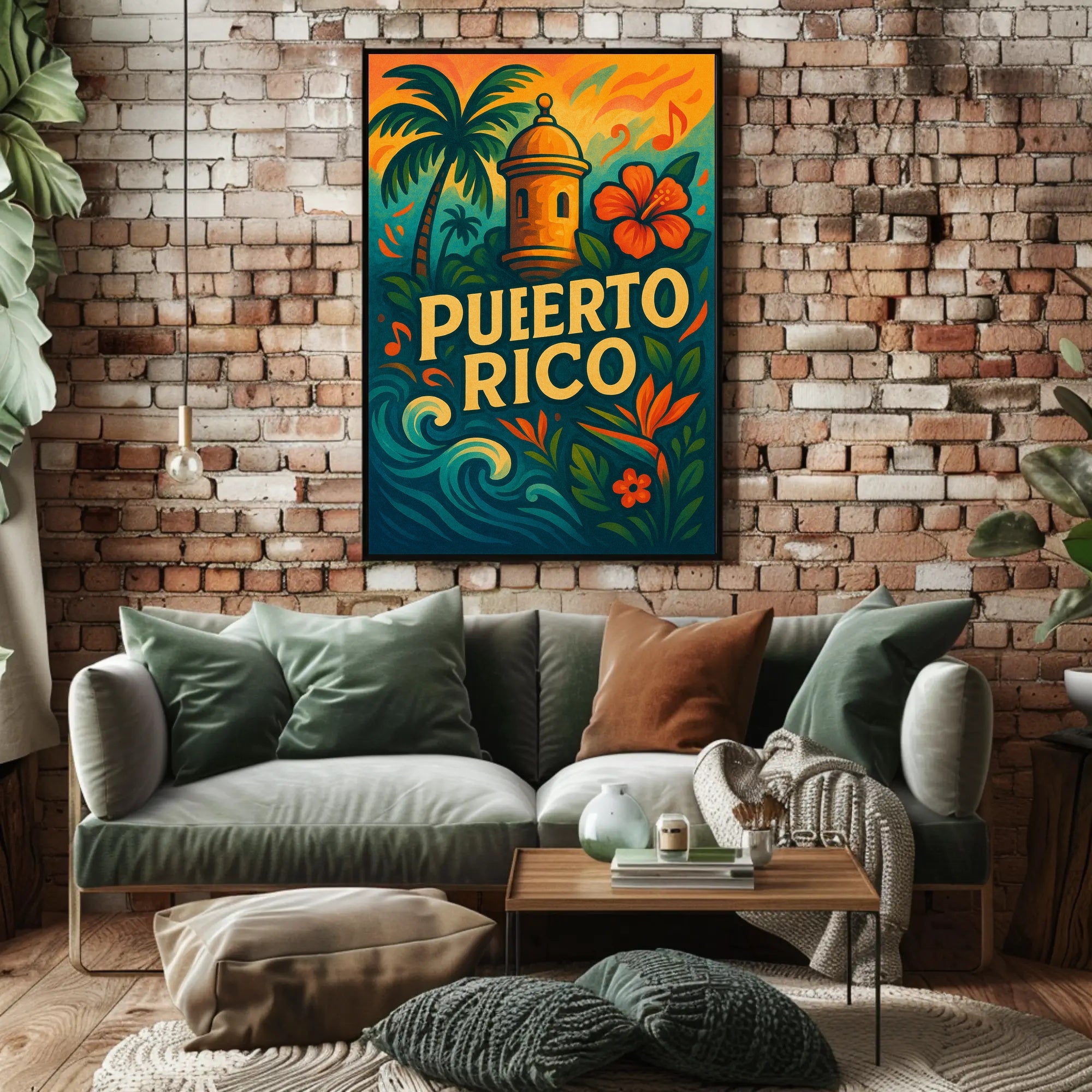Puerto Rico Paradise Poster PosterGoat