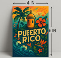 Puerto Rico Paradise Poster PosterGoat