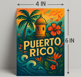 Puerto Rico Paradise Poster PosterGoat